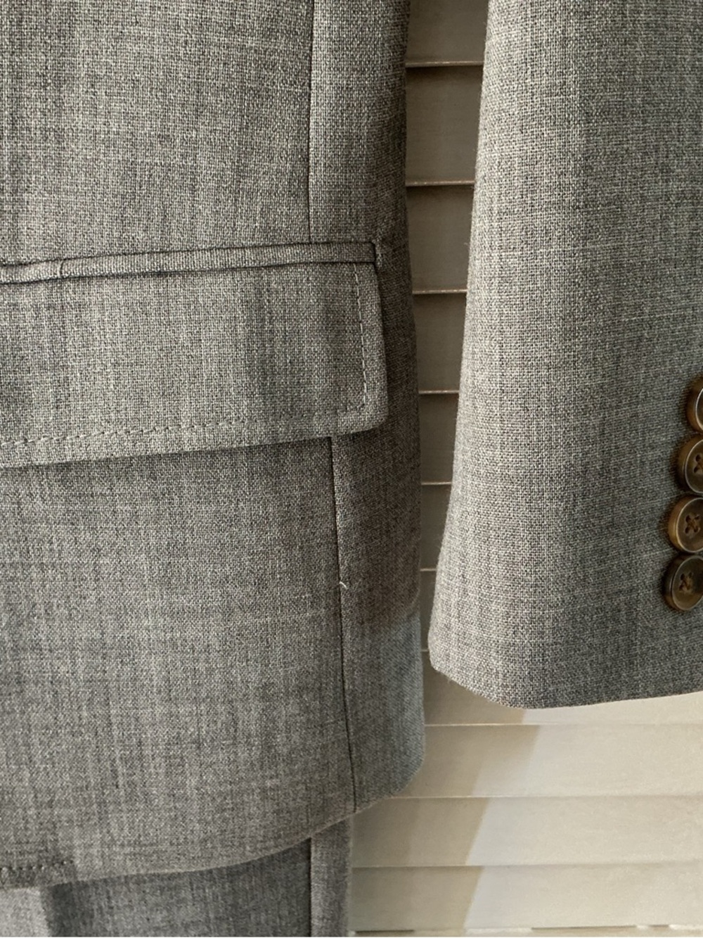 Boys Crewcuts Thompson Gray Matching 2 Piece Suit Size 8 - Picture 4 of 10